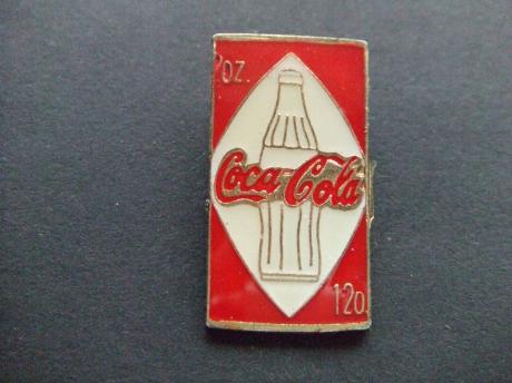 Coca Cola flesje CZ 120 trade mark wit logo